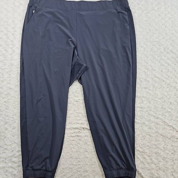 Athleta Womens Size 26 Brooklyn Jogger Blue Athleisure Yoga Lounge Everyday - Picture 1 of 10